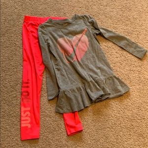 Little girl Nike outfit